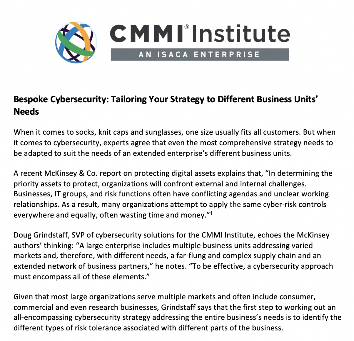 Bespoke Cybersecurity: Tailoring Your Strategy to Different Business Units’ Needs