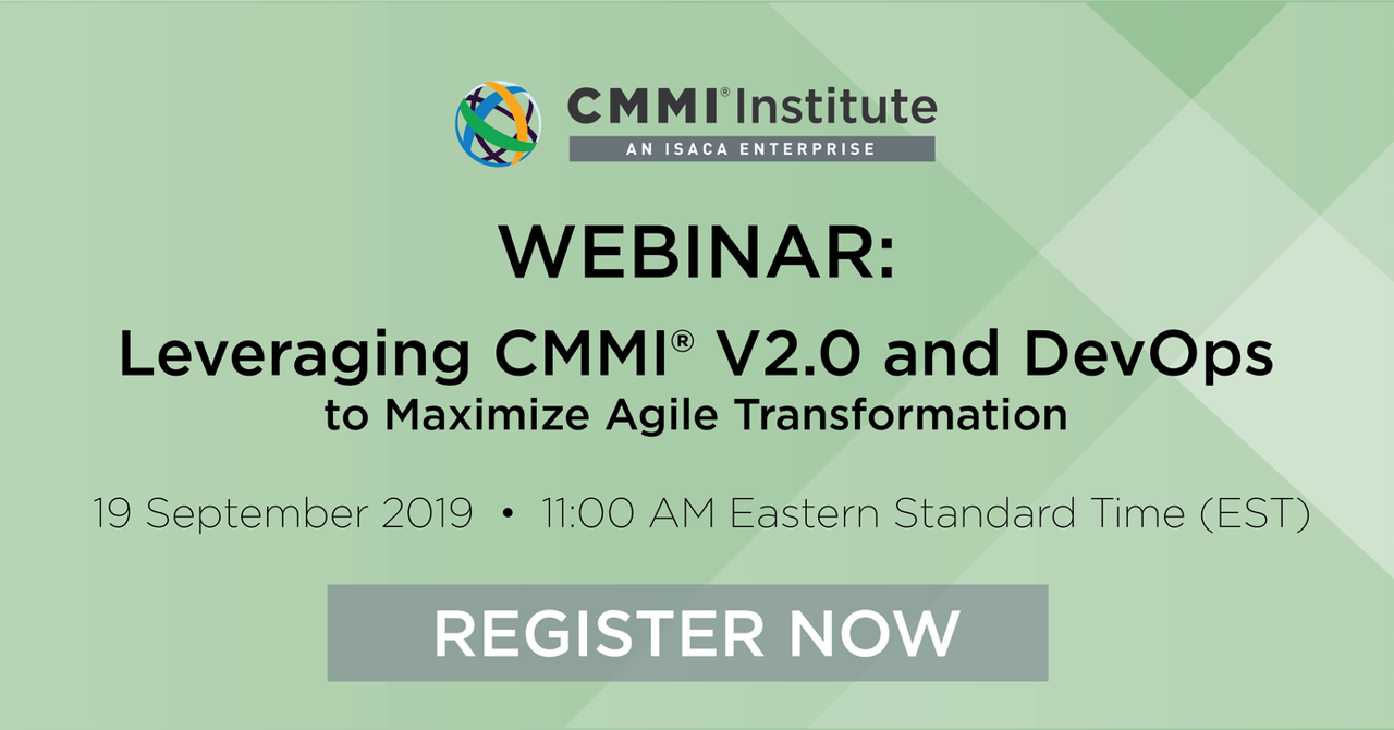 CMMI-DevOps Webinar Graphic