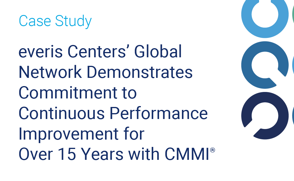 everis Centers' Demonstrates Commitment to Continuous Improvement with 15+ years of CMMI